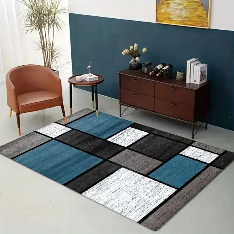 

Современный геометрический ковер VIKAMA, роскошные подушки для дивана в гостиной, придверные коврики, мягкие ковры для спальни и офиса, декор для дома