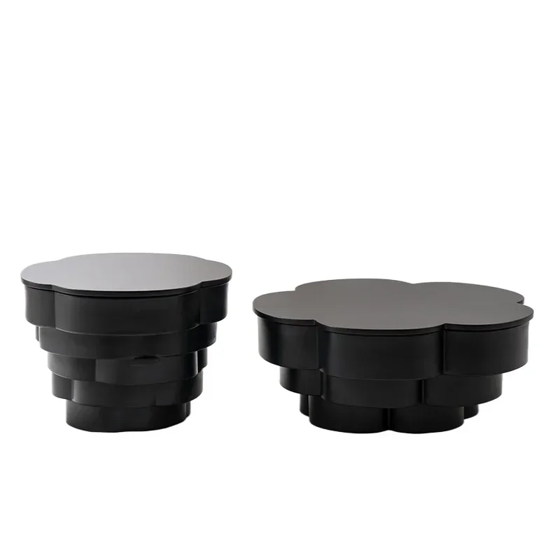 Nordic modern simple cloud size combination coffee table small apartment living room creative side table cream wind