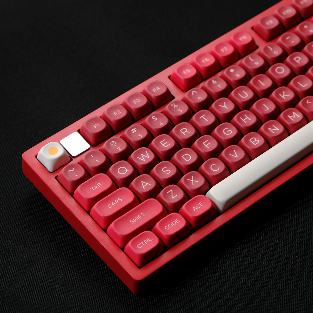 Imagem -03 - Kbcaps-ham Red Moa Keycaps 126 Chaves Pbt Keycaps Sublimação Dye Switches mx Teclado Mecânico