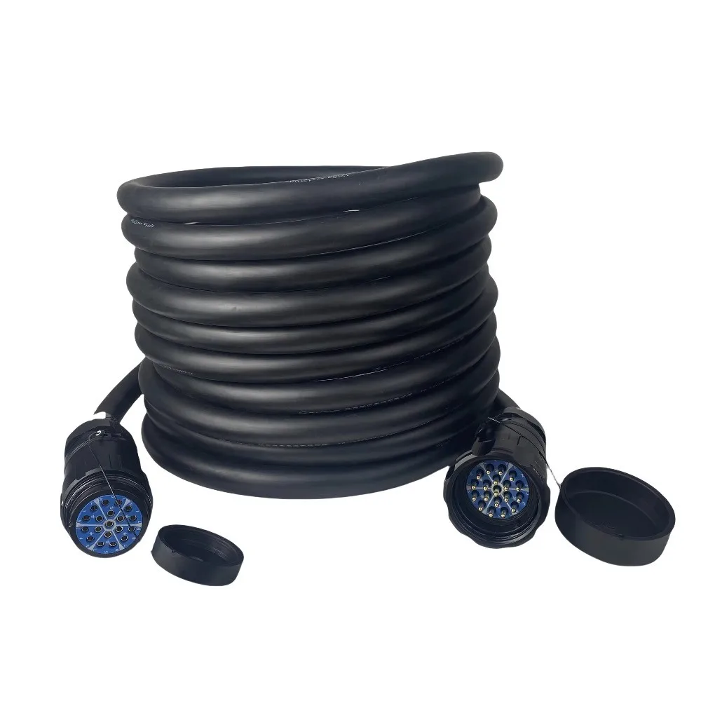

High Quality 19 Pin 2.5mm Multipin Male to Female Extension Power Cable 15meter