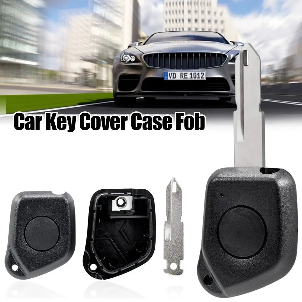 Durable 1 Button Car Remote Key Shell NE72 Black Car Key Shell ABS Remote Key Case for Peugeot 106 205 206 306 405 406 Car
