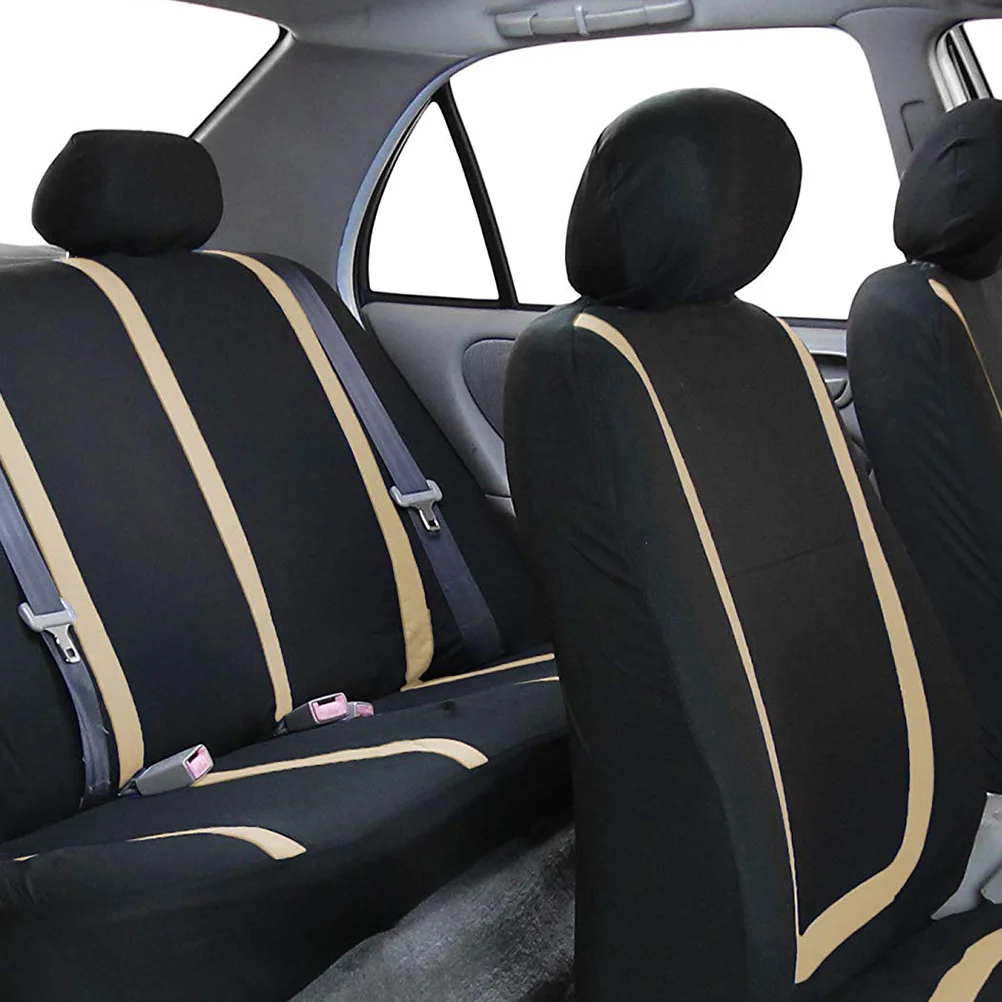 

4Pcs Universal Car Seat Cover Heavy Duty Wear Resistant Protector Mat for Suv Trucks Easy Fit Side Airbag Compatible Interior