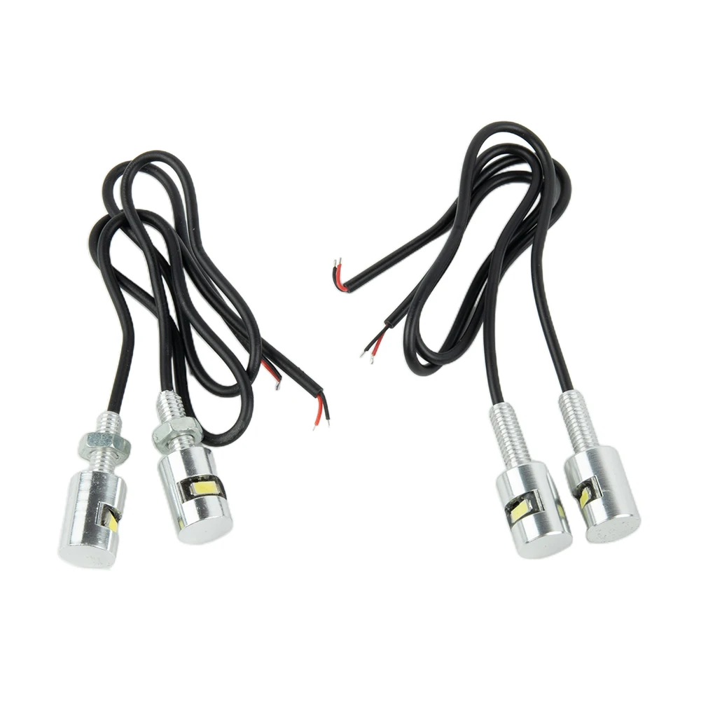 Plate Bolt Light Led License Car Accessories 0.24W 17x12x12mm Aluminum Long Lasting Low Consumption Motorcycle