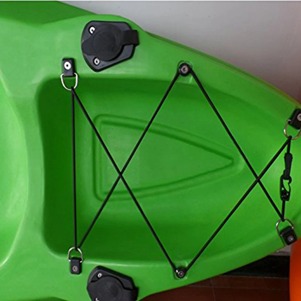 

10pcs Stainless Steel D-Ring Fishing Rigging Bungee Boat Accessories For Canoe Kayak Rowboat Ocean Boats Durable Polished Strong