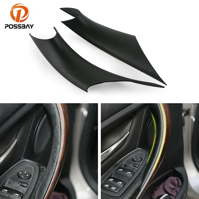 For BMW 3/4 Series F30 F35 320i 320Li 328i 328Li 335i 335Li 2012-2018 1Pair Car Inner Door Panel Grab Handle Cover Armrest Trims