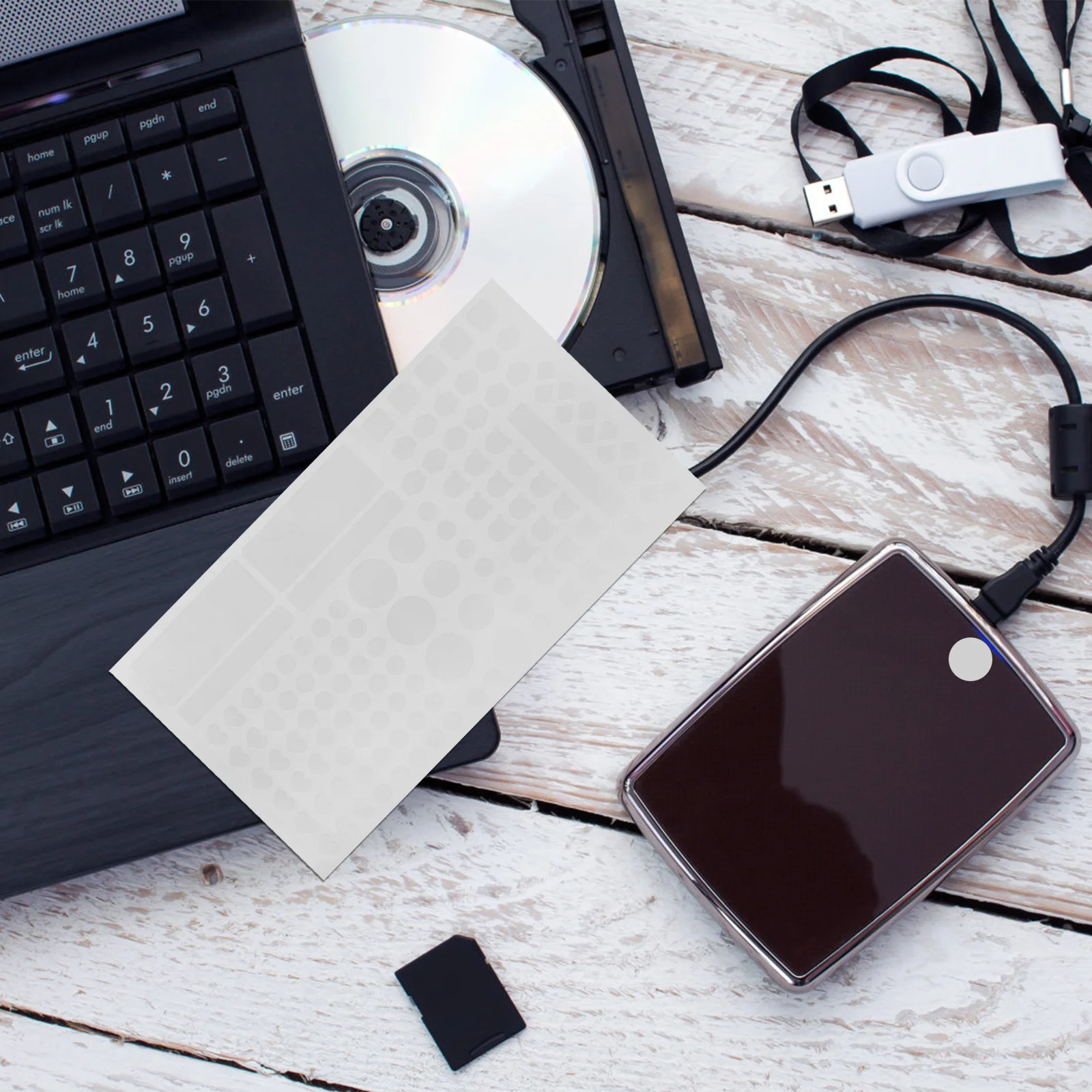 

2 Sheets Blackout Sticker Led Light Block Stickers Background Screen Blocking Covers Router Tape Dimming