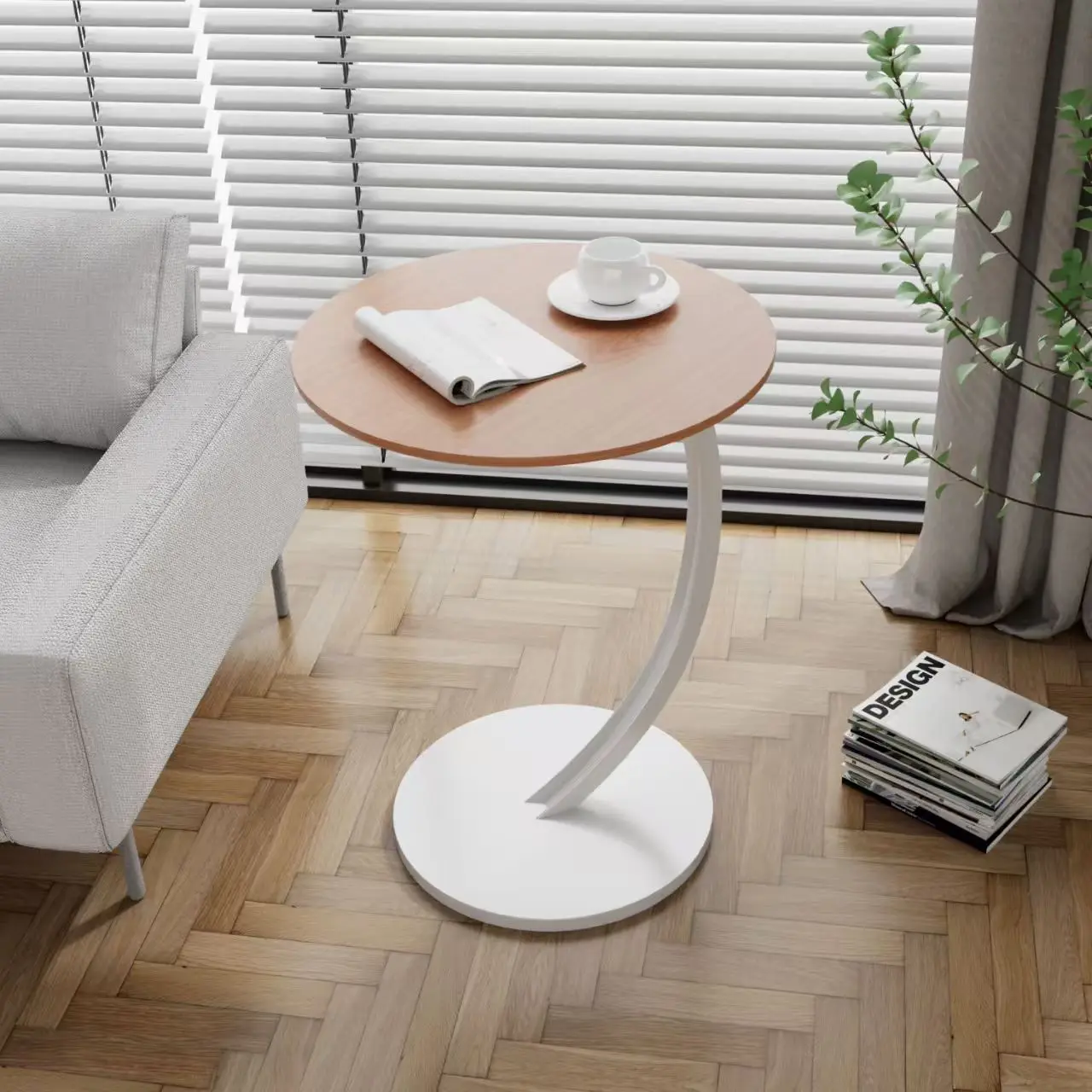High Quality Small Living Room Home Sofa Tea Table Bedside Mini Balcony Modern Size Corner Coffee Side Table