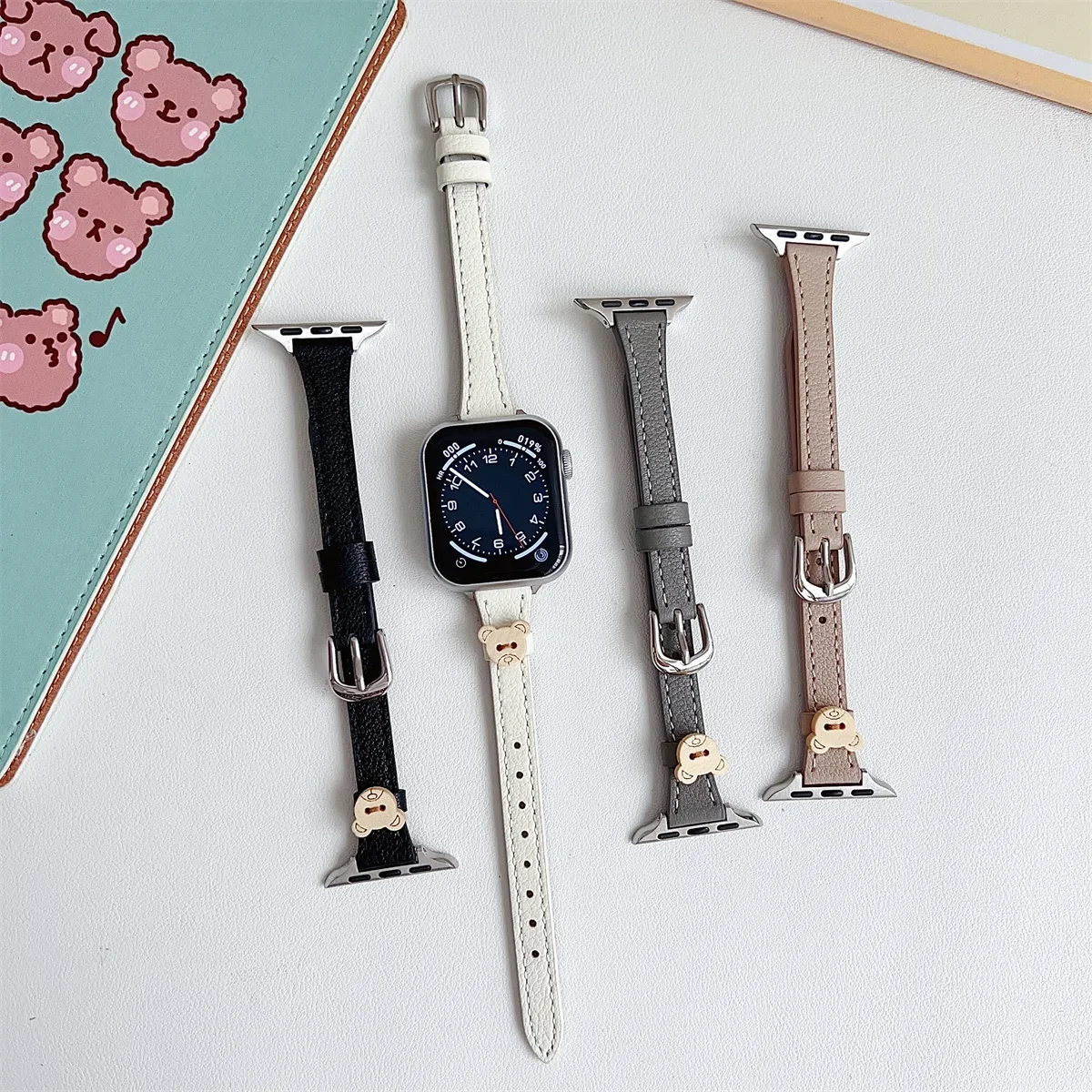 Watch Band For iWatch 42/44/45/46/49mm 38/40/41mm PU leather Fashion Watch Strap for Watch Series Ultra2 Series 10/9/8/7/6/5/4/3/2/1_voghion.com