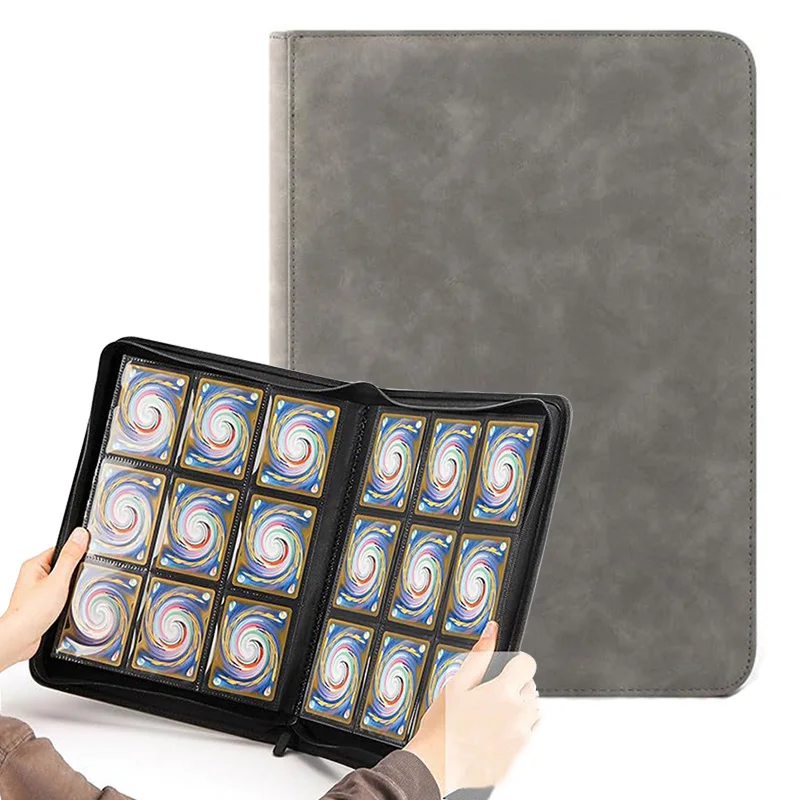 

9 Pocket Trading Card Album Folder Side Loading Pocket Binder for Game Cards Sports Cards Collection Favorites