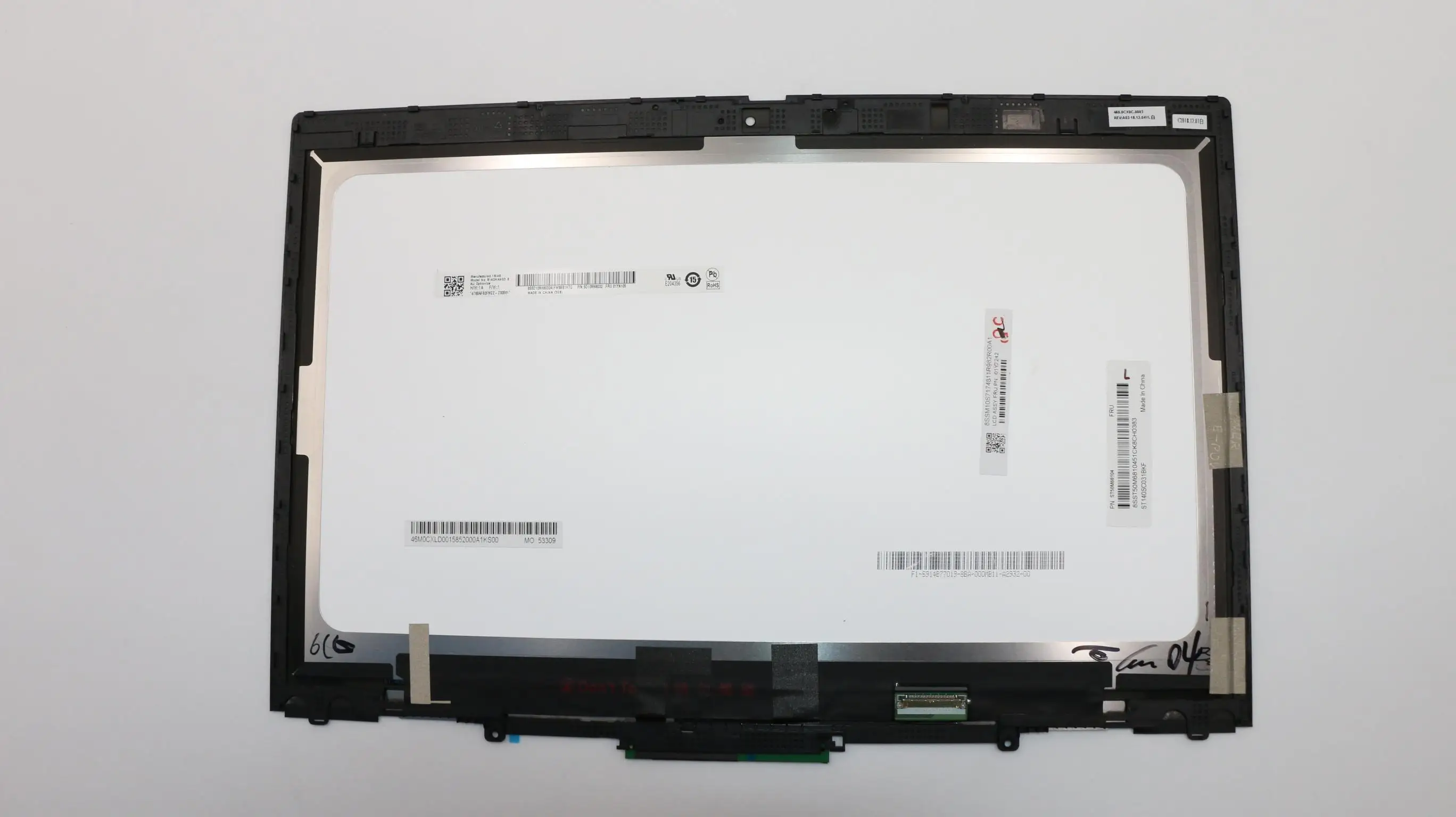 Imagem -02 - Display de Montagem Lcd para Lenovo Thinkpad x1 Yoga Tela Sensível ao Toque 3ª Geração Fhd 1920x1080 30pin 01yt242 01yt243 01ay922 01ay923