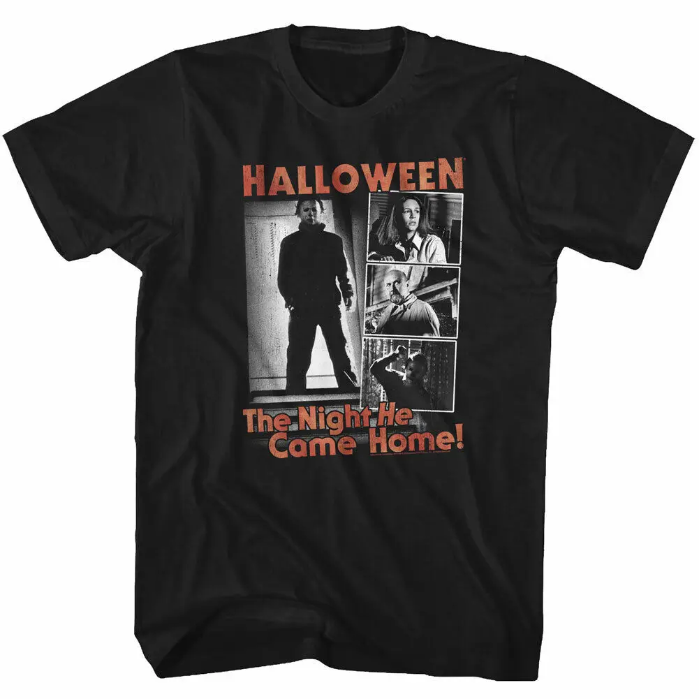 Halloween Horror Movie Frame Collage Michael Meyers Men's T Shirt