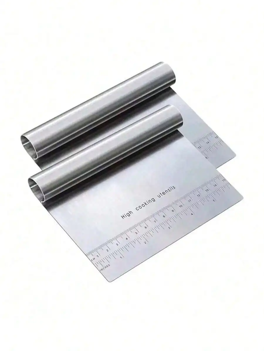 1Pc Dough Blender & Pastry Cutter, Stainless Steel Dough Scraper For Baking, Pie, Pastry And Nut Cutting