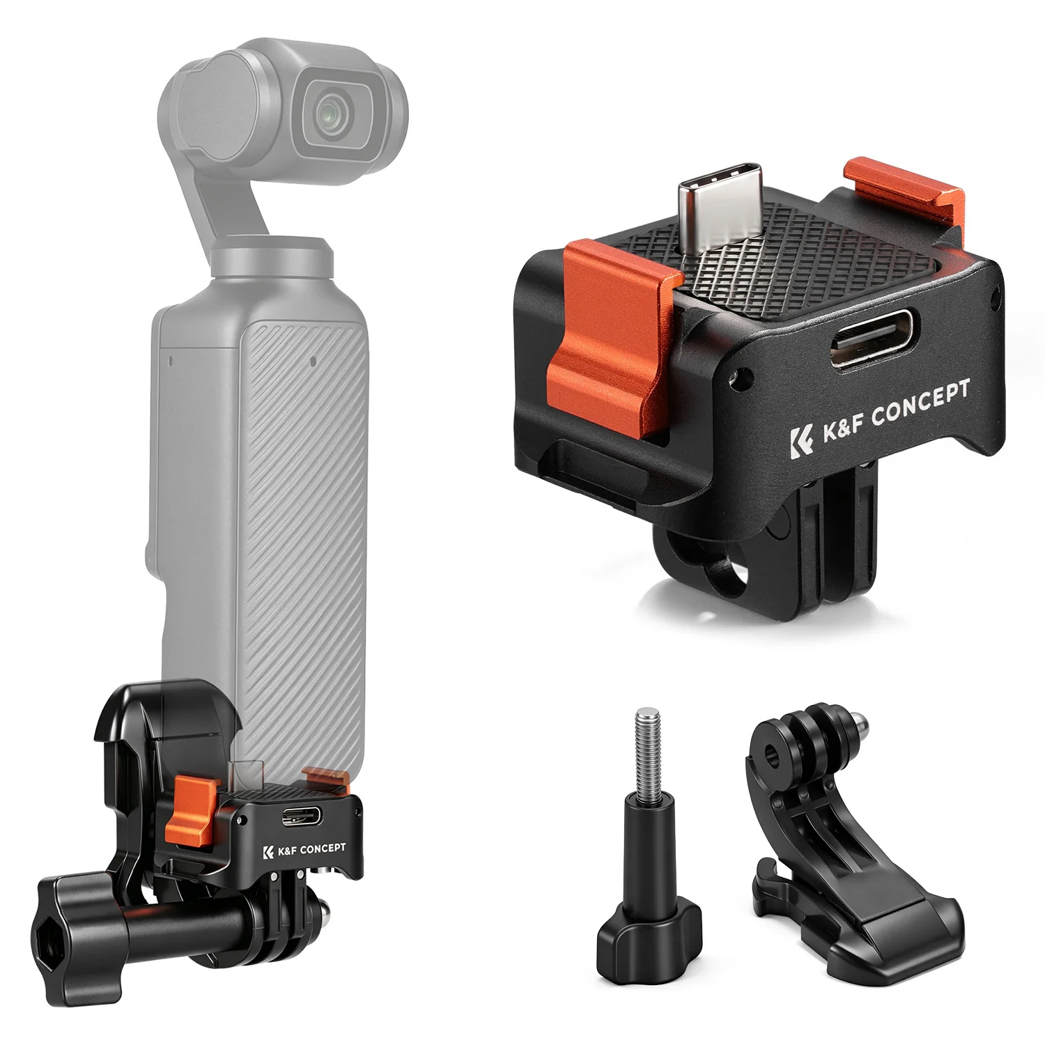 K&F CONCEPT PP61 Charging Adapter Base for DJI Osmo Pocket 4