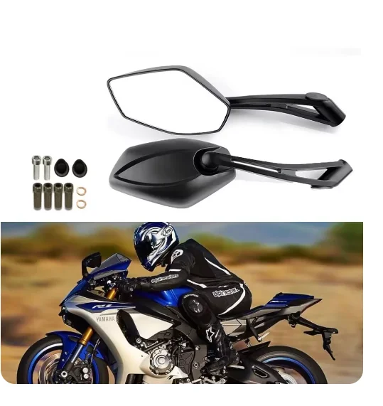 electric bike motocycle Rearview Mirror Reversing Mirror SH-1235 fit for Yamaha TX200 MT25 TX200 Mt03 Side Mirrors