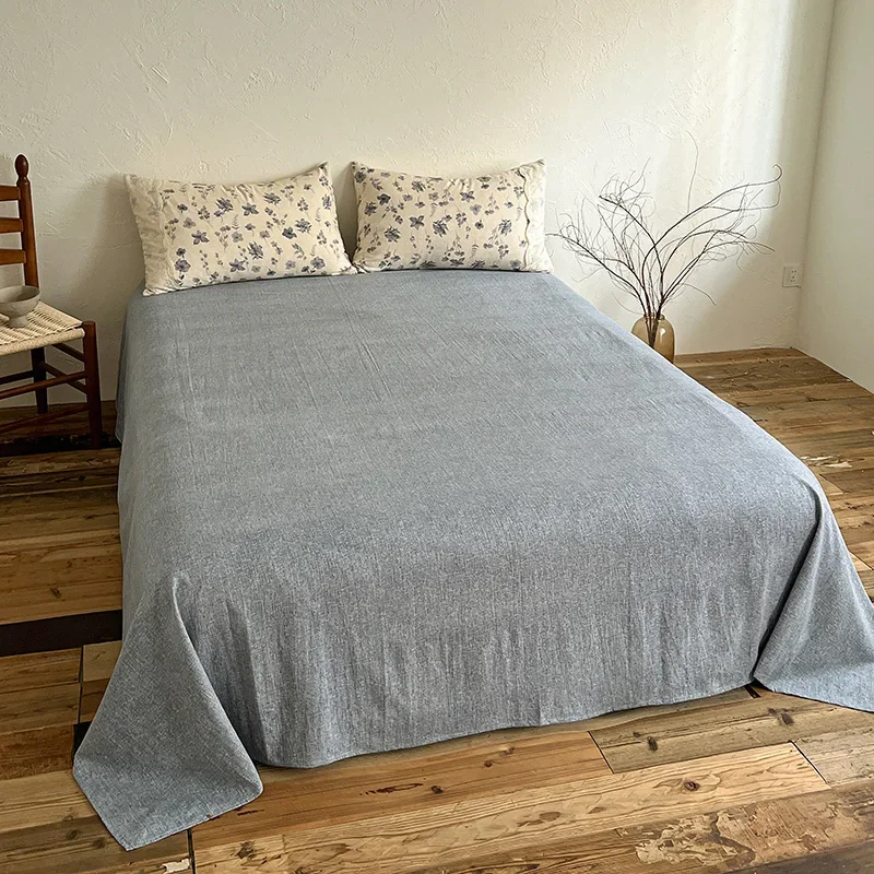 

4PCS Vintage Style Bedding Set Princess Lace Duvet Cover 200x230cm Flat Sheet Set Twin Double Size Bed Set For Bedroom Decor