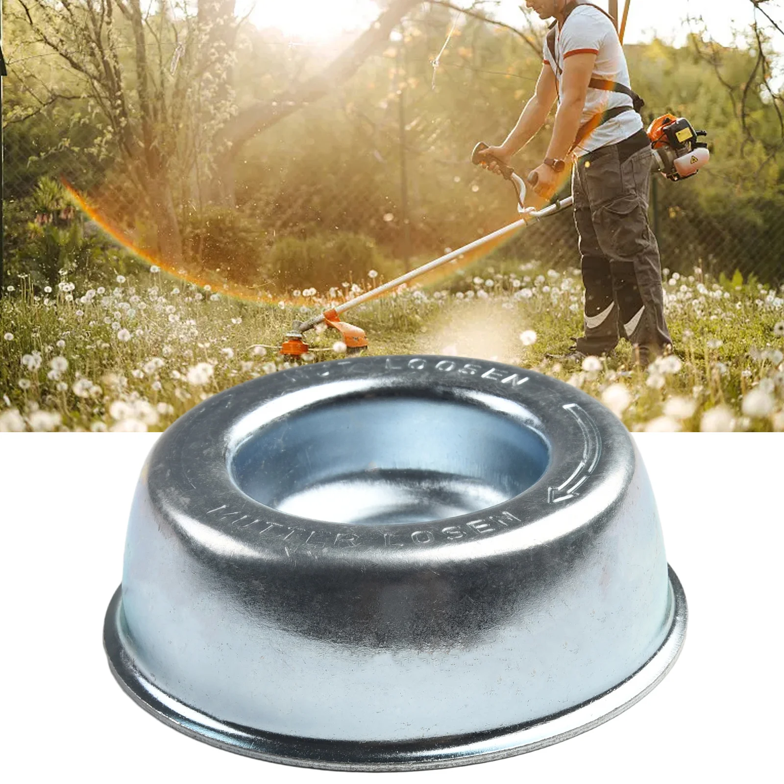 

Running Plate Cap+Nut For Motor Sense Brushcutter FS 36 40 44 85 90 120 KM Home Garden Power Tool Replacement Accessories