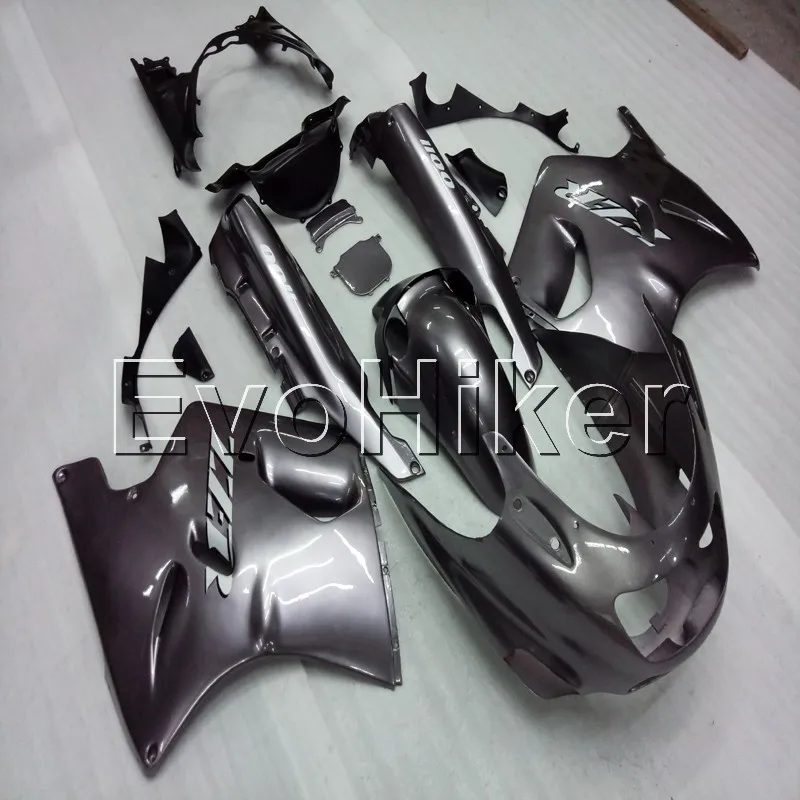 

Full fairing kits for ZX11 ZZ-R1100 1993 1994 1995 1996 1997 1998 1999 2000 2001 silver ZX-11R ABS plastic Fairings