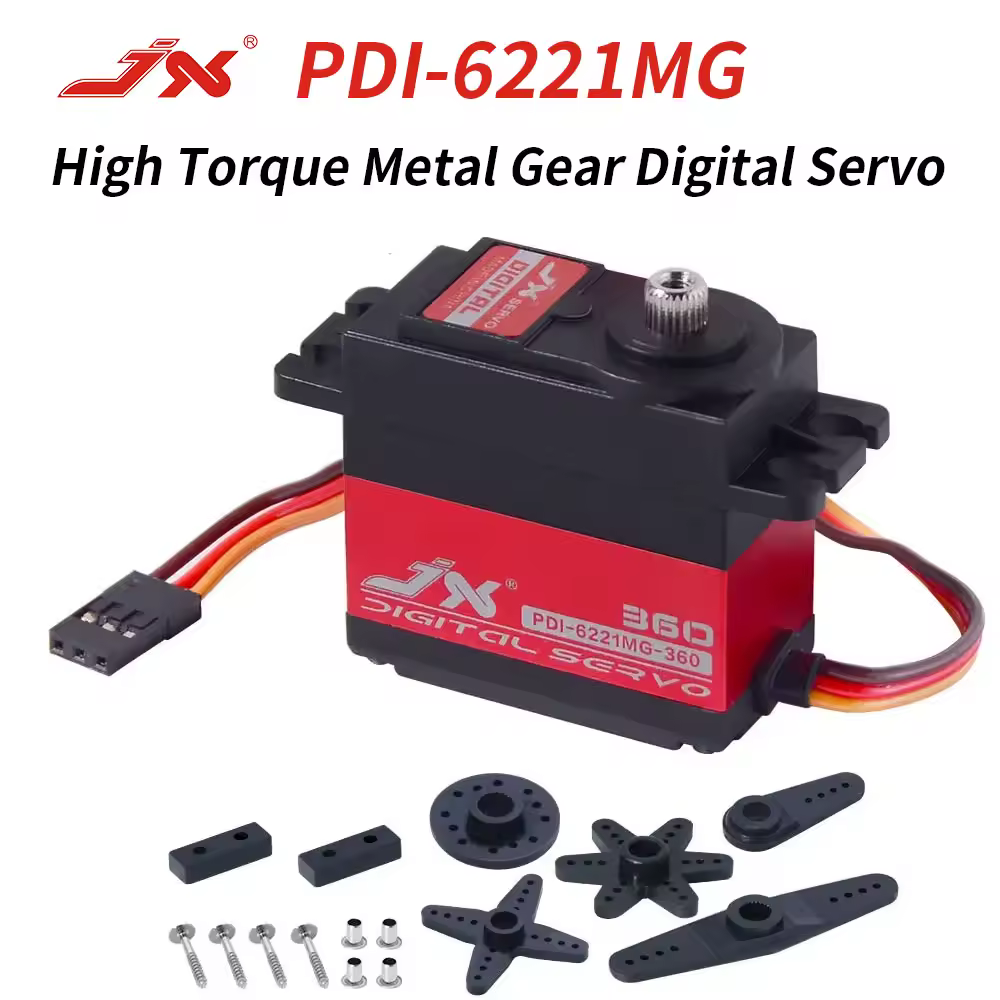 JX Servo PDI-6221MG 20KG Coppia elevata Metal Gear Servo digitale impermeabile per RC Car Crawler RC Barca Elicottero Modello Parti