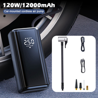 150psi Cordless Car Tire Inflator Air Compressor Pump 120W Portable Cordless Inflator With LED USB Out For All Car