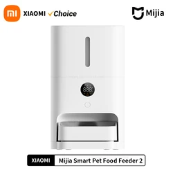 New Xiaomi Mijia Smart Pet Feeder 2 MJWSQ02 HD-large Screen 5L Large Capacity Precise Weighing Spare battery FoodShortage Remind