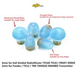 2 szt. Antypoślizgowe końcówki do uchwytów na kciuk STPHOBBY 3mm 4mm dla FPV nadajnik radiowy halla Gimbal TBS TX16S DIY części