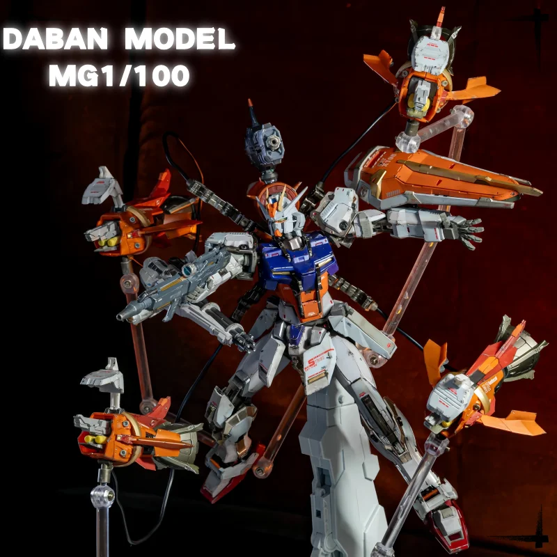 

New Daban 8832 Mg 1/100 Mb Gat-X105 Gunbarrel Strike Gat-X105+Aqm/E-X04 Assembly Model Kits Action Figure Robot Plastic Model