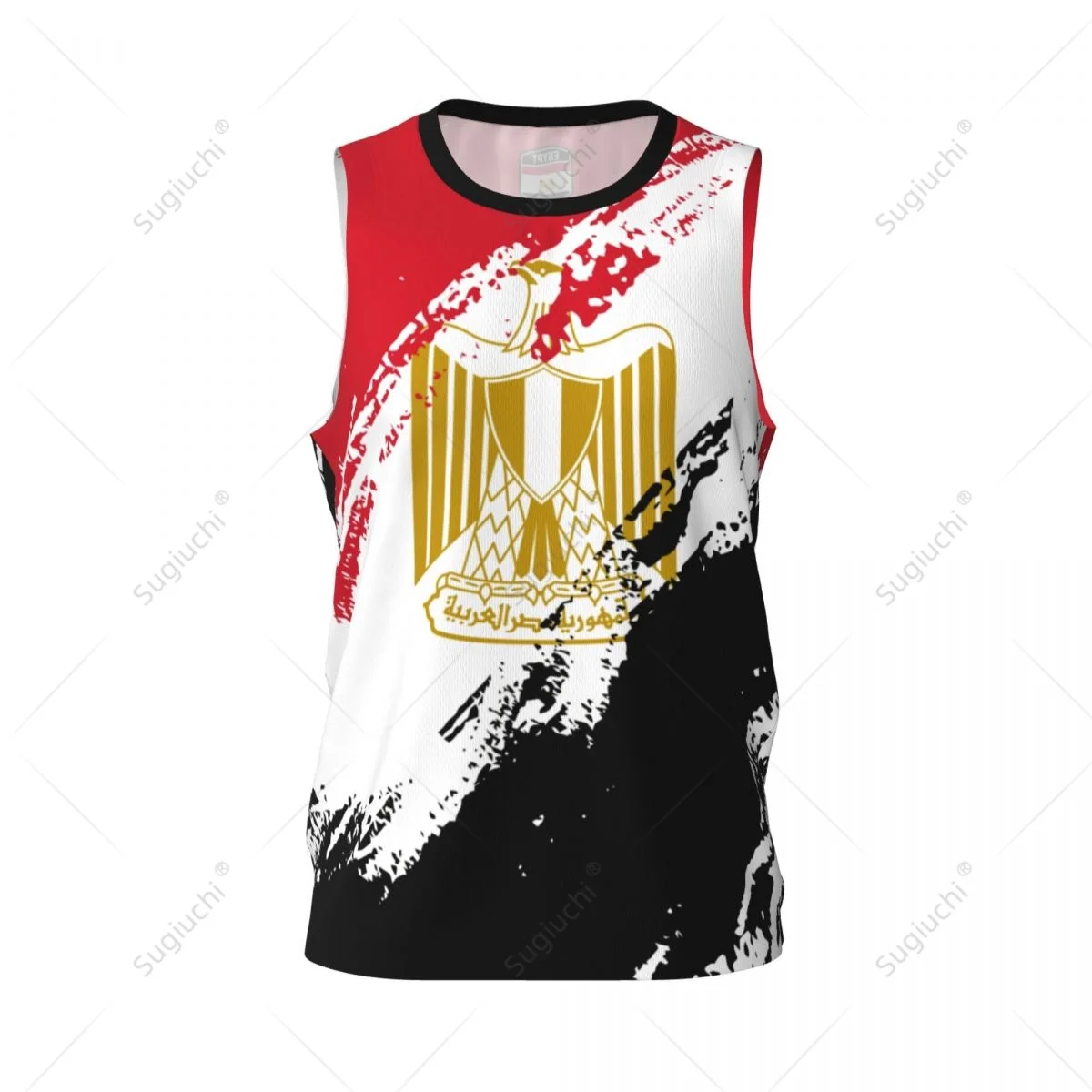 Men Basketball Sports Egypt Flag Running Fitness Multifunction Jersey Sleeveless shirt Custom Name Nunber Exclusive
