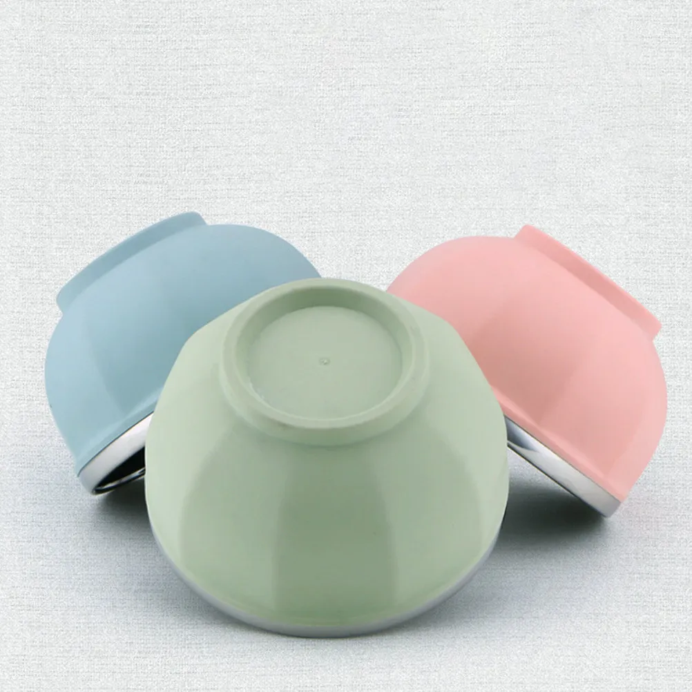 Tazón de Acero Inoxidable de Primera Calidad para Servir Alimentos, Sopa, Fideos, Arroz, Utensilios de Cocina, Tazón de Acero Inoxidable para Arroz