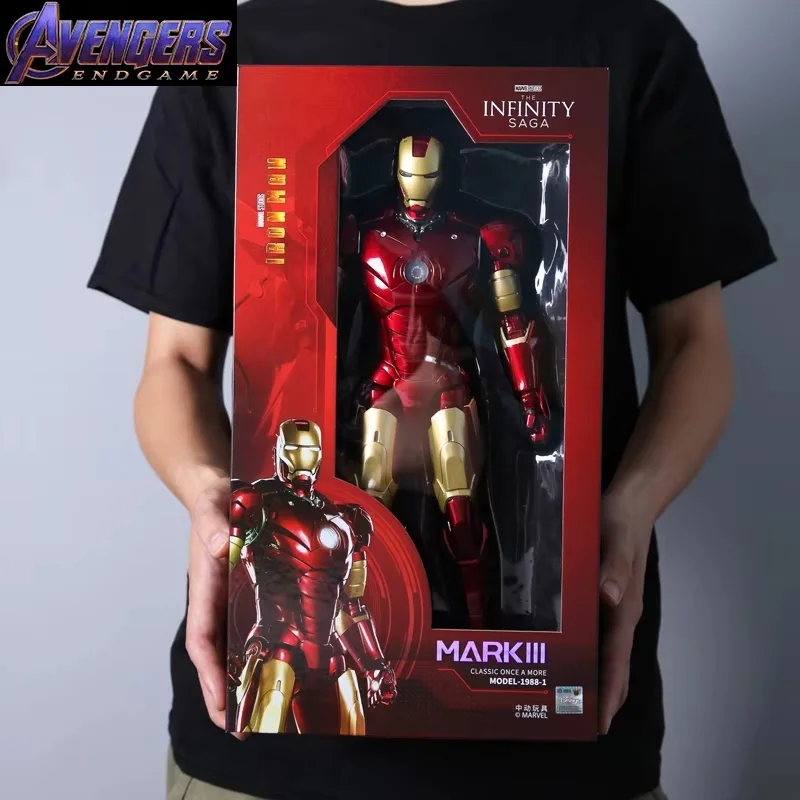 

ZD 1/5 Железный Человек 36 см MK3 Оригинальная коллекция Marvel Legends на 10-летие Тони Старк Модель Фигурки Игрушки Подарки на день рождения