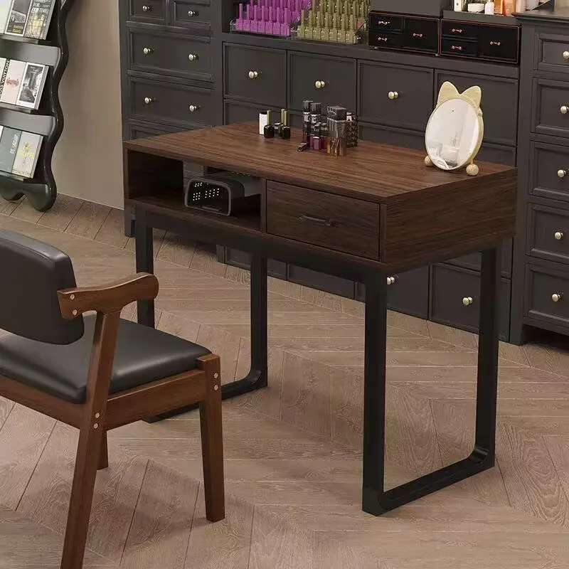 

Vanity Makeup Desk Cheap Manicurist Table Salon Office Nail Tech Chairs Mesa De Manicure Station Nails Nail Jacuzzi Ogrodowe