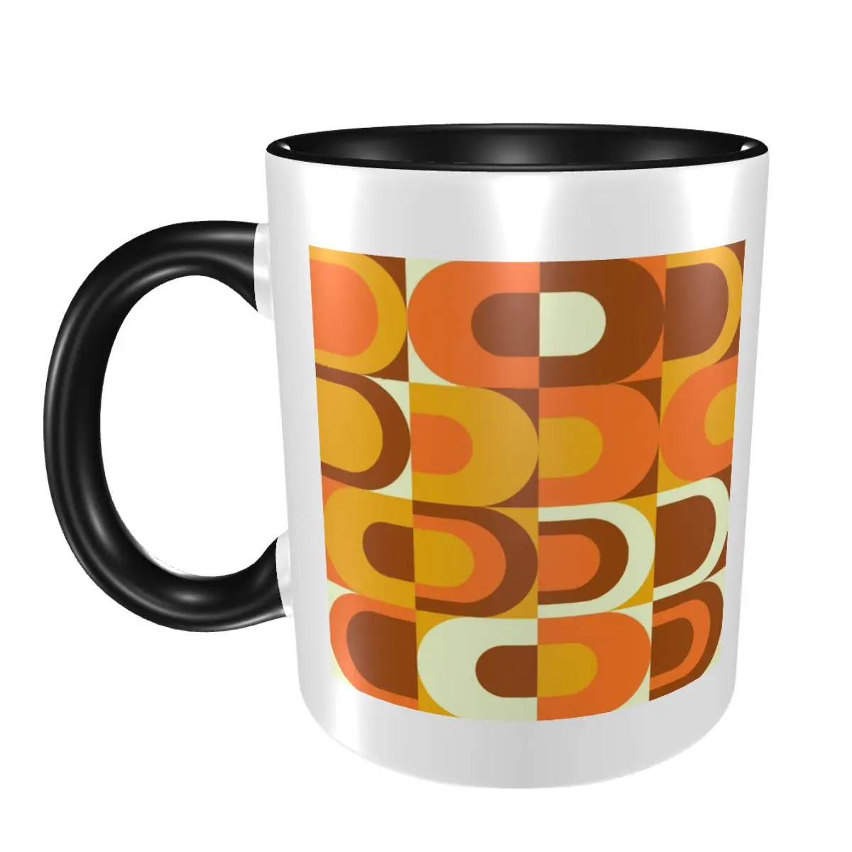 

70s Retro Industry Mug Funny Ceramic Coffee Cups Tea Mugs Milk Cup Drinkware Gifts for Woman Man