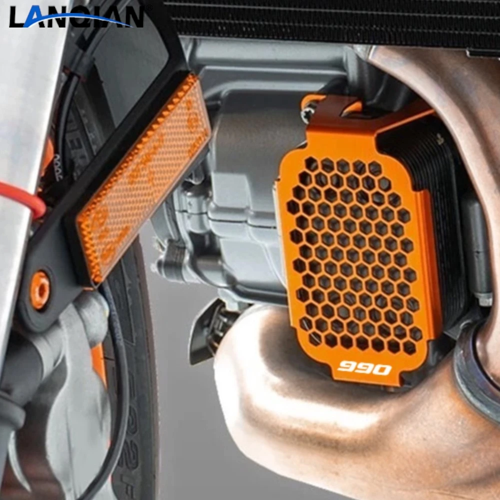 

Motorcycle Accessories Oil Cooler Water Heat Exchanger Guard Production Cover For Duke 990/R Duke 990R Duke990 2024 2025 2026