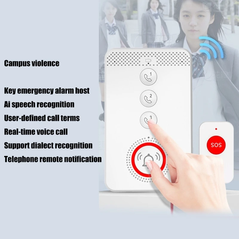 Caregiver Pager Wireless ระบบแจ้งเตือนชีวิตสำหรับเพจเจอร์ปุ่มโทรอาวุโส Dropship