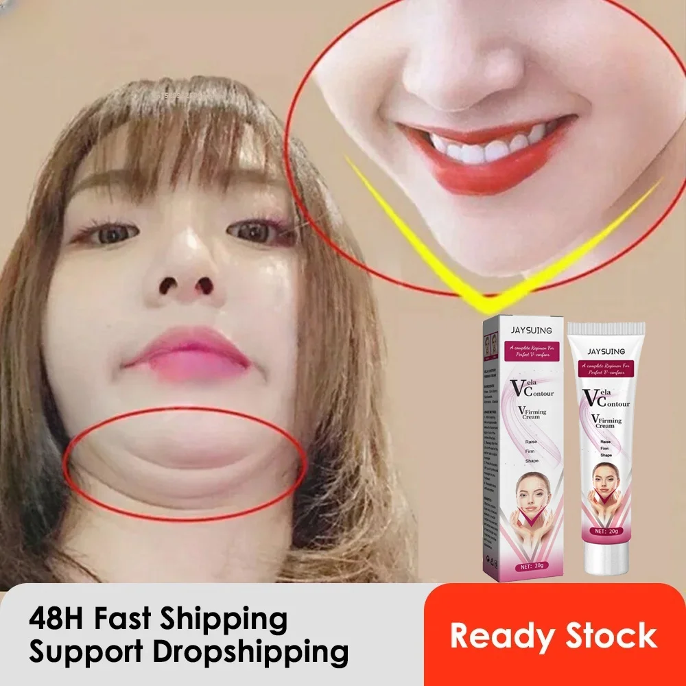 

V-Shape Face Slimming Cream Remove Double Chins Firming Lifting Up V Cheek Fat Burning Anti-aging Shaping Massage Care Products