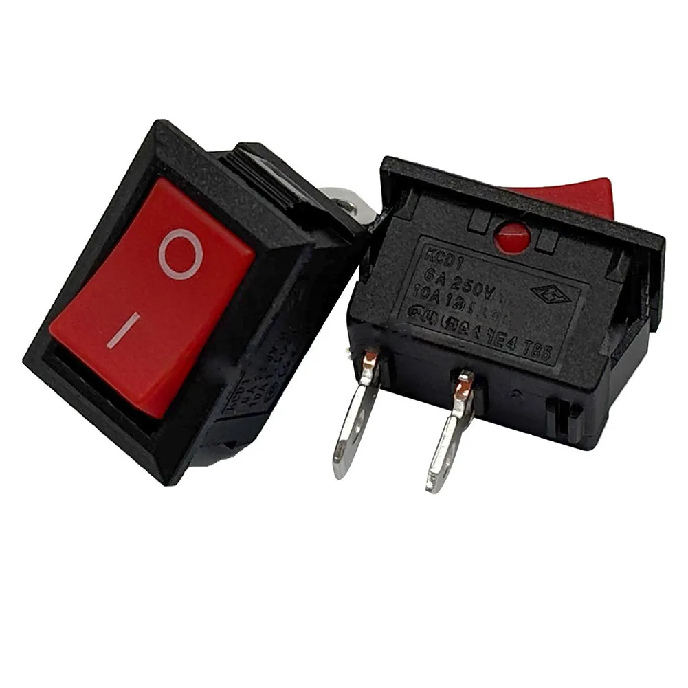 2 pcs boat shaped rocker switch for power control in For small appliances suitable for diy projects and mini fans