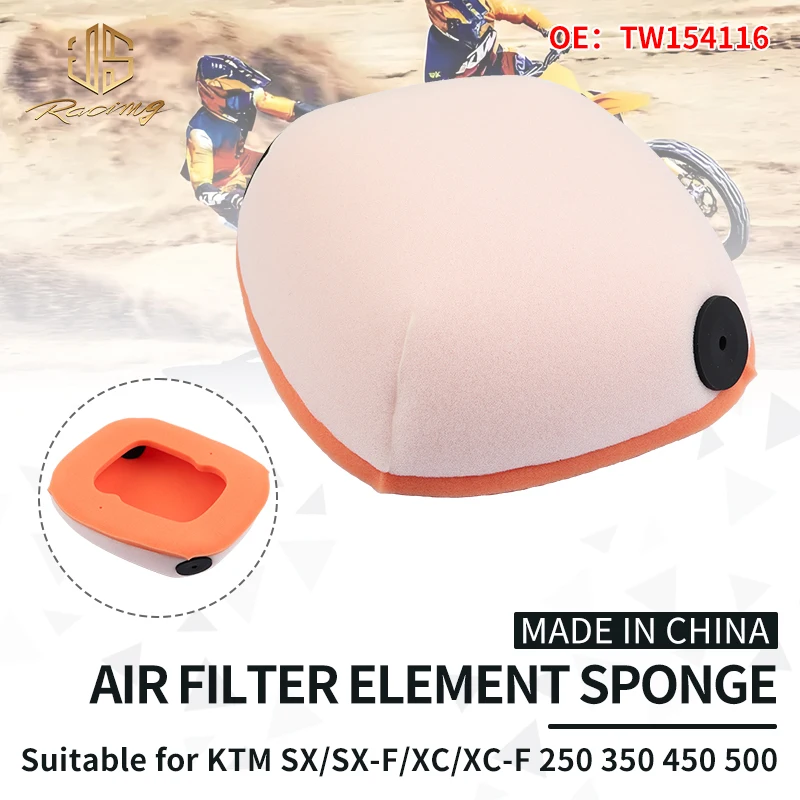 JSRAOIMG Dirt Bike Air Filter For KTM E​XC SX XC SXF XCF EXCF XCW 125 150 250 300 350 450 500 2016 2017 2018 2019 2020 2021-2023