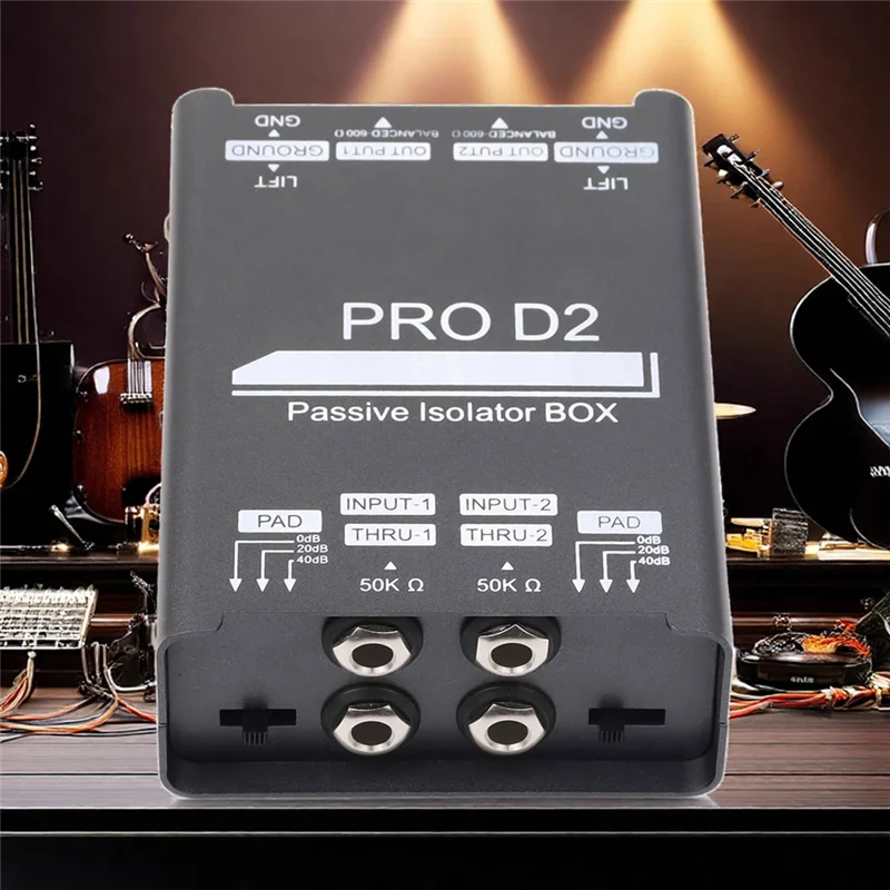 

Dropship-Audio Isolator Passive Isolator BOX Permalloy Isolator Current Sound Noise Mixer