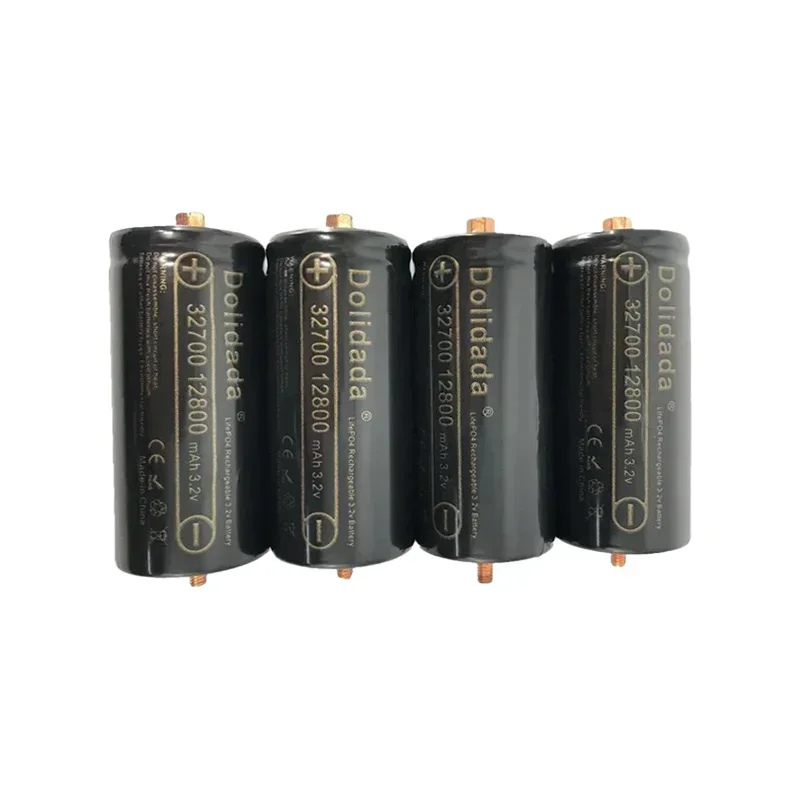 32700 lithium iron phosphate battery 3.2V rechargeable battery with screw 12800mAh high quality large capacity Lifepo4 power