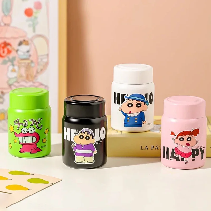 

Kawaii Crayon Shin chan Mini Thermos Cup Girl Cute Anime High-Looking Stainless Steel Portable Children's Water Cup