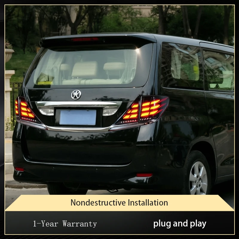 Automotive Modified Light For Toyota Vellfire Alphard 20 Series 2007-2014 Tail Lamp DRL Taillight LED Race Car Accessories Tools