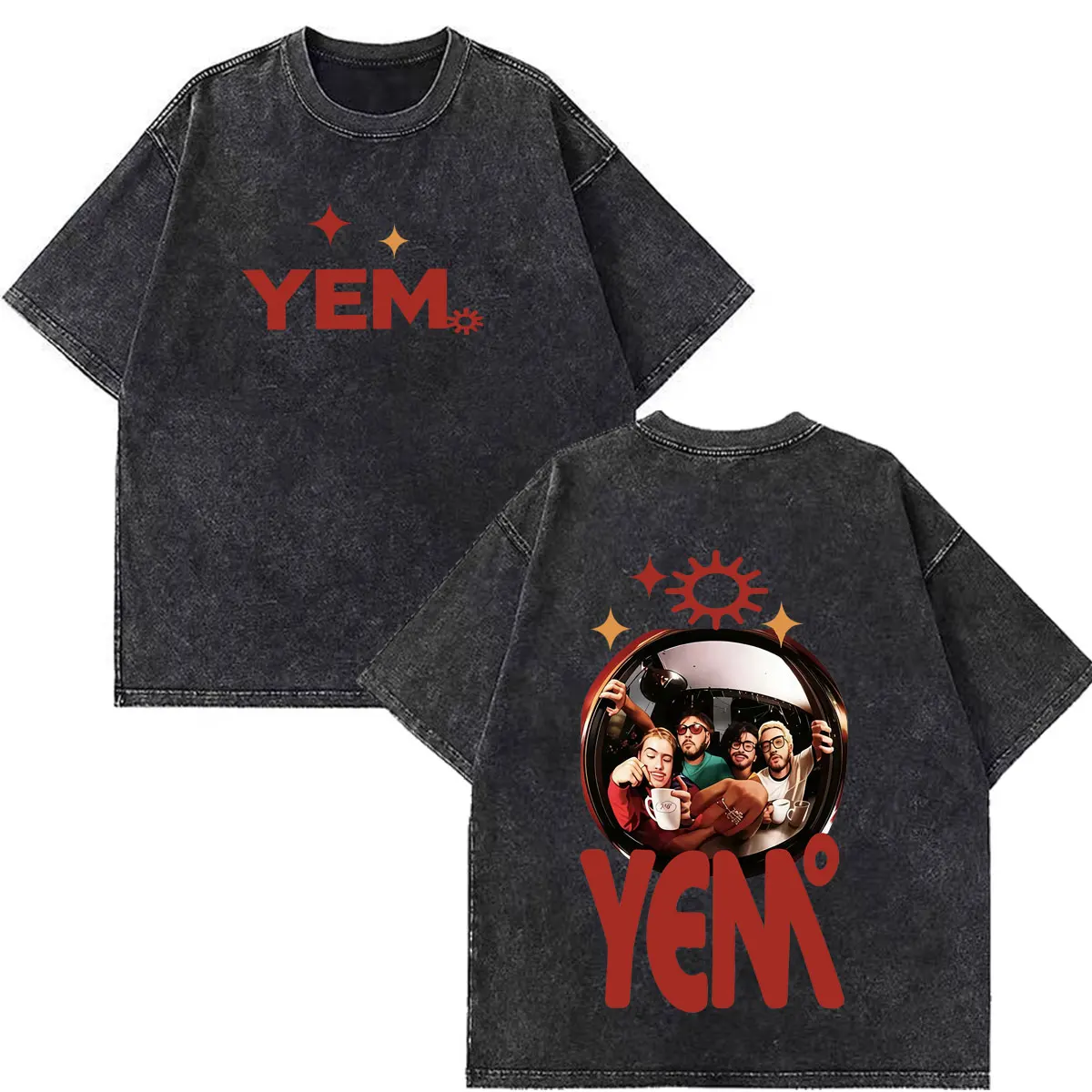 Morat Yem Se Fue El Ayer Y Ya Es Manana Tour 2026 Print T-shirts Men Women Aesthetic Trend Loose Cotton Vintage Washed T-shirts