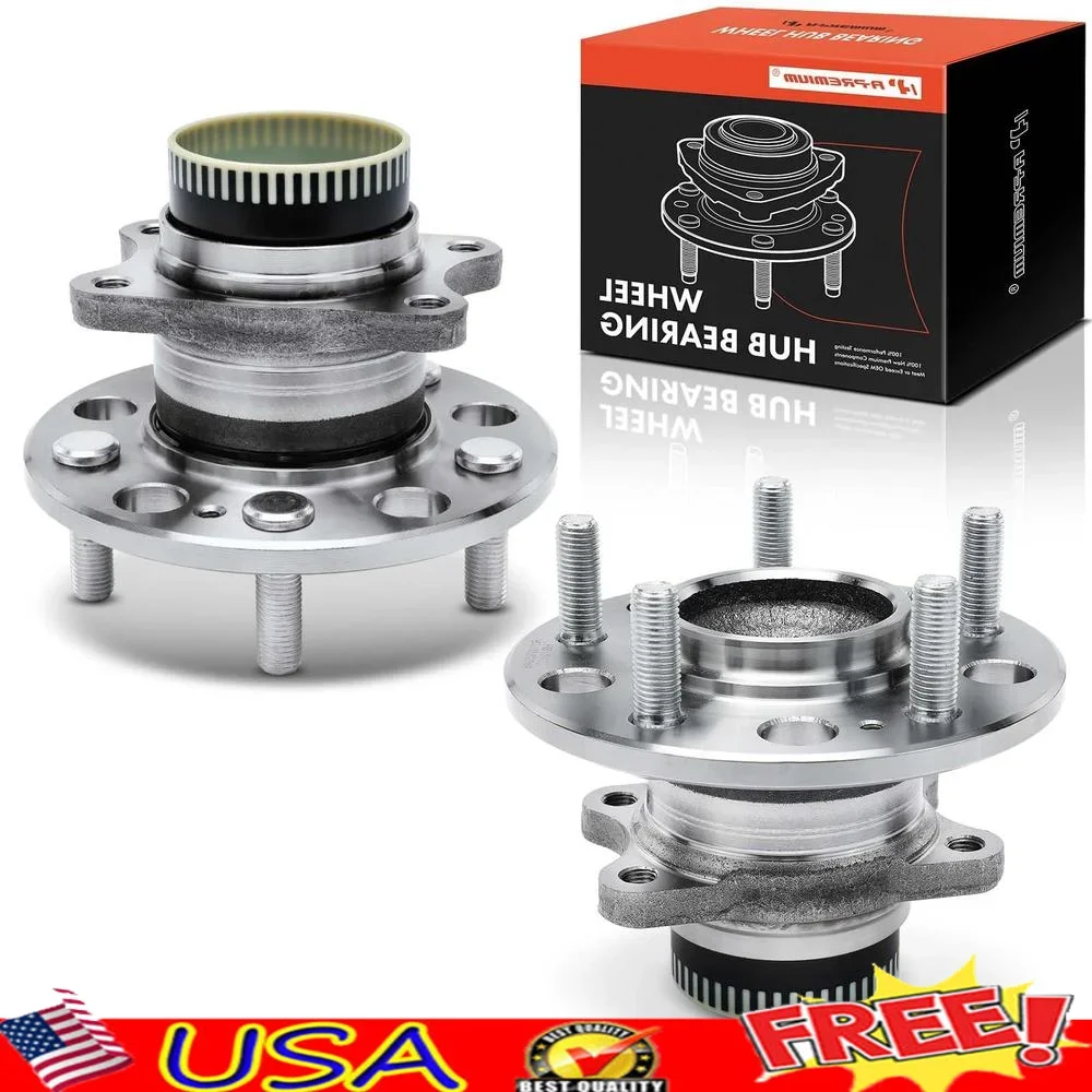 

Rear Wheel Bearing & Hub Assembly Hyundai & Kia FWD 5-Lug 2010-2017 Sonata Tucson Azera High Load Capacity & Professional