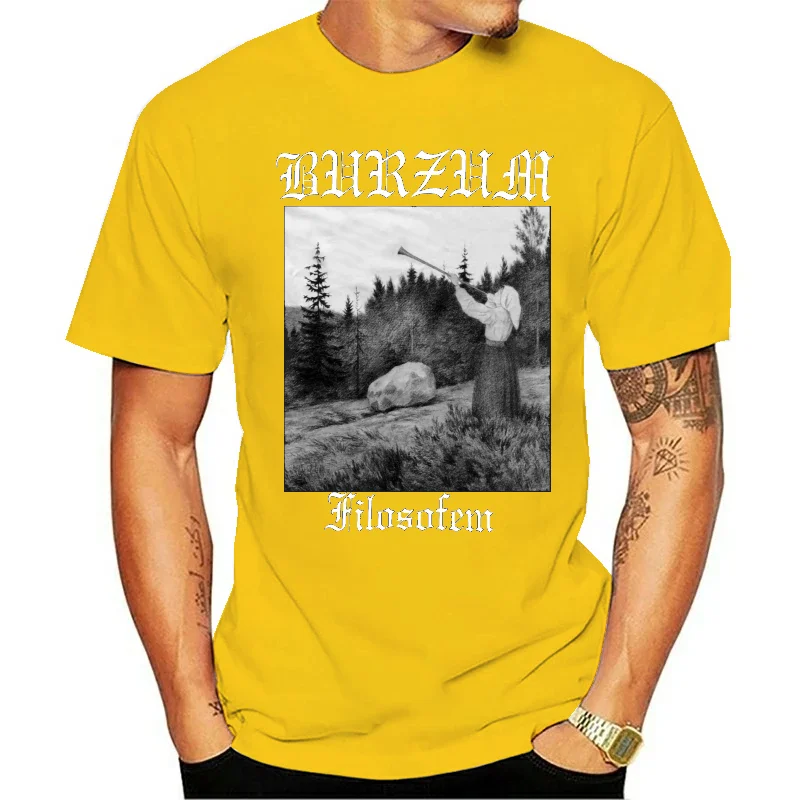 Burzum Men\'s Filosofem T-Shirt Black cotton tshirt men summer fashion t-shirt euro size summer tshirt drop shipping