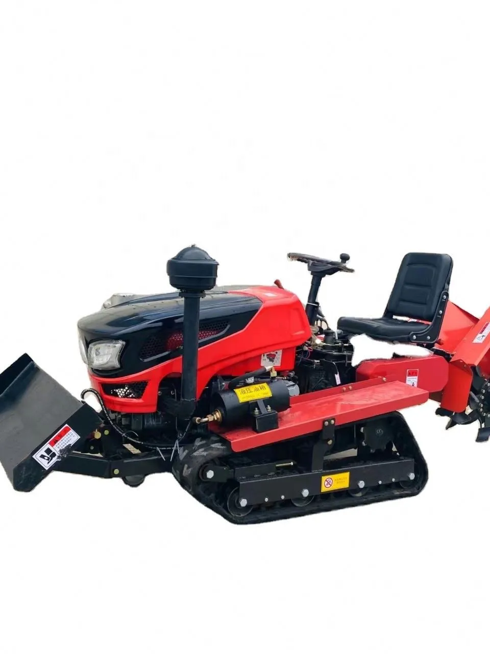 

Multifunctional Trench Digging Agricultural Tracked Tractor Remote Control Orchard Greenhouse Micro Tiller Weeding Rotar