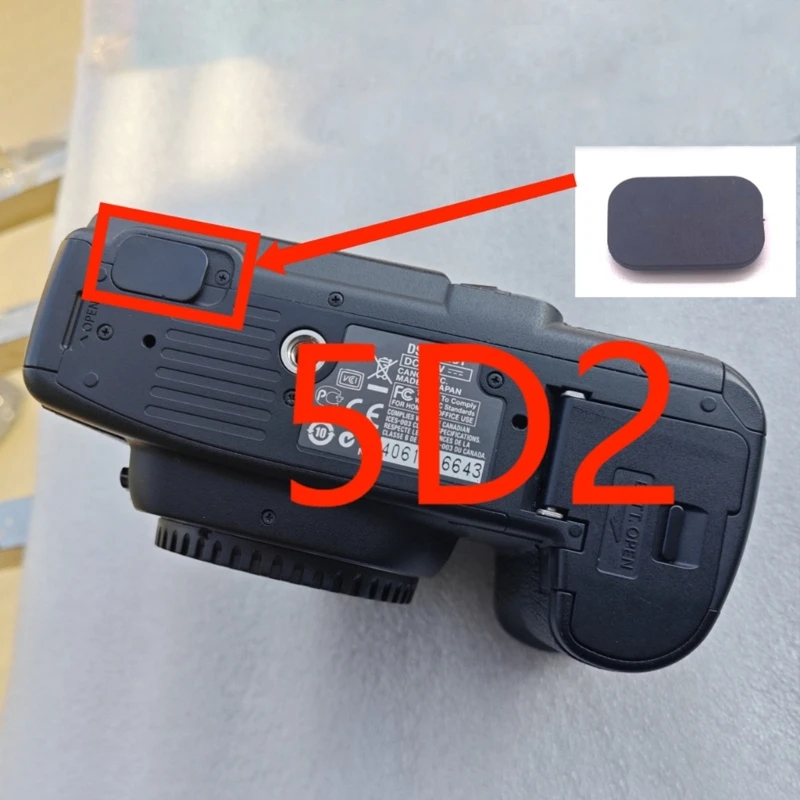 

Comfortable Rubber Skin Port Plug Cover for 5d2 Improve Your Experience