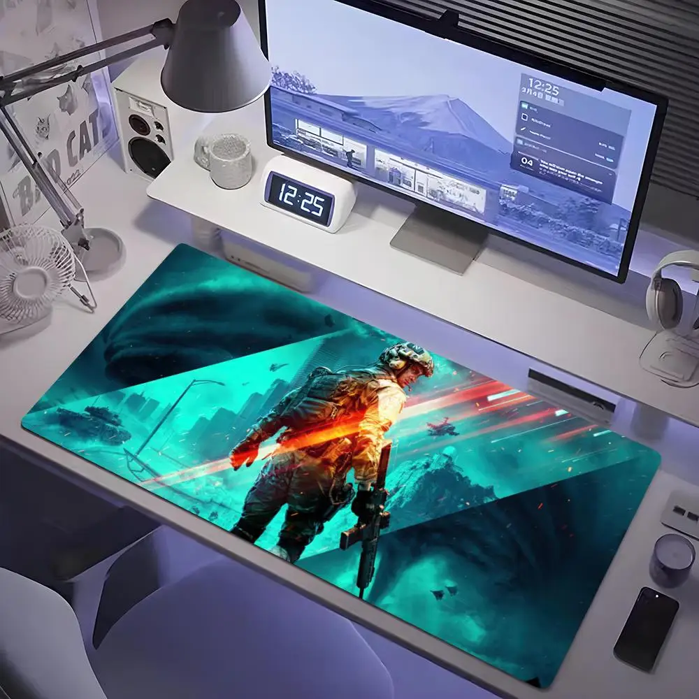 

battlefield 2042 Mouse Pad Tablet mouse Pad Laptop xl desktop mouse pad, cute HD Rainbow Gaming keyboard pad, csgo Player, 90x40