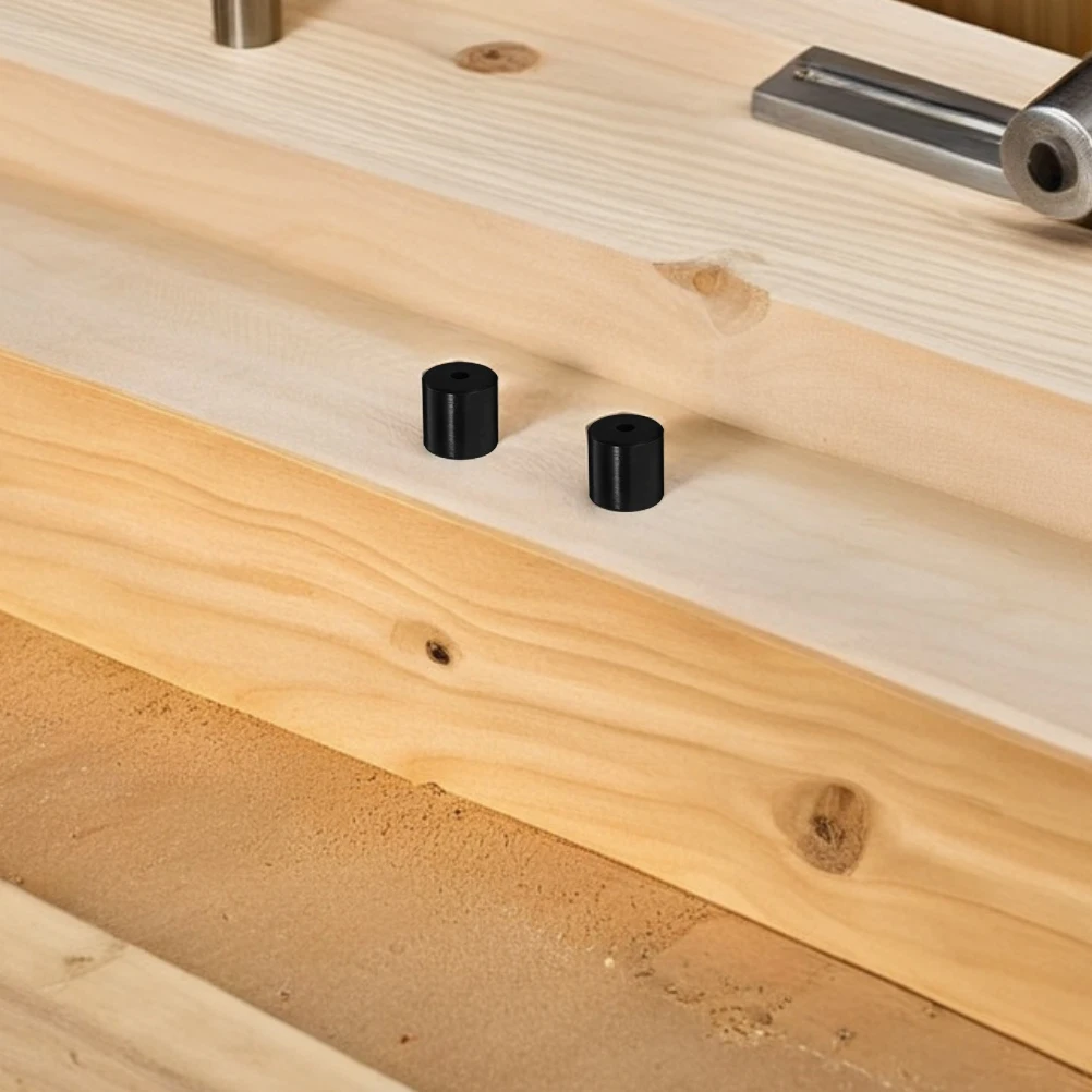 10 Buah Kolom Perata Silikon Tahan Panas Hitam Spacer Tempat Tidur Dudukan Printer 3d Perata Pengurangan Getaran