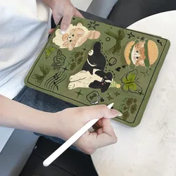 Burger Cat Ipad Sleeves for Ipad Air 3 Generation 2019 Ipad 10th Generation Case 7 8 9th 10.2 Funda Cover 10.9 10th Gen Air6 5 4