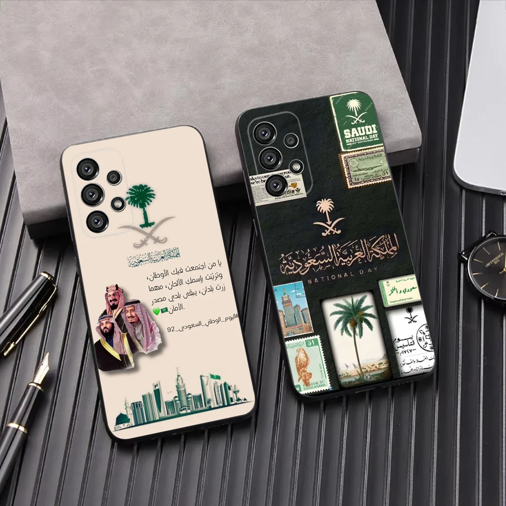 

Flag of Saudi Arabia Phone Case For Samsung Galaxy A13,A21s,A22,A31,A32,A52,A53,A71,A80,A91 Soft Black Shell
