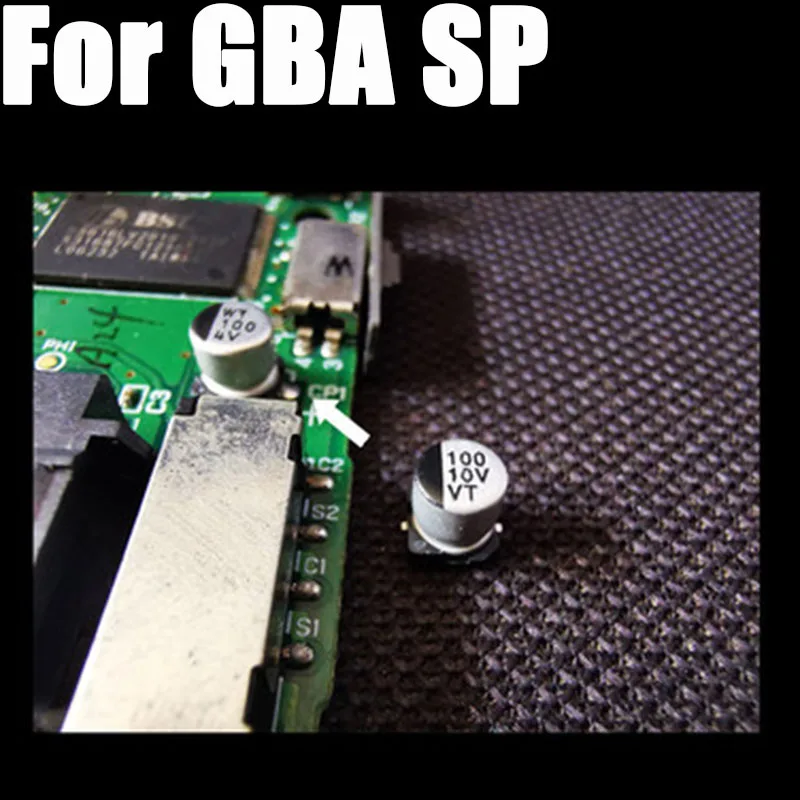 High Quality Capacitor Suitable for GBA SP Game Console Repair Replacement